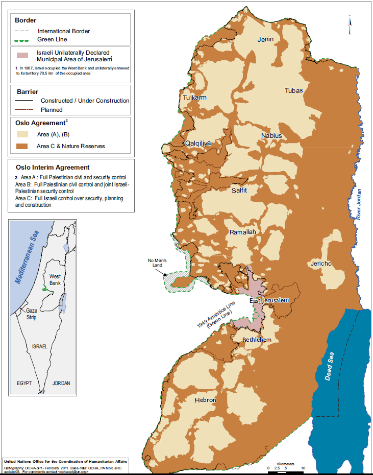 Area C - OCHA Map